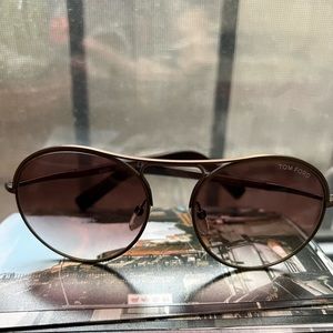 Tom Ford round aviator style sunglasses